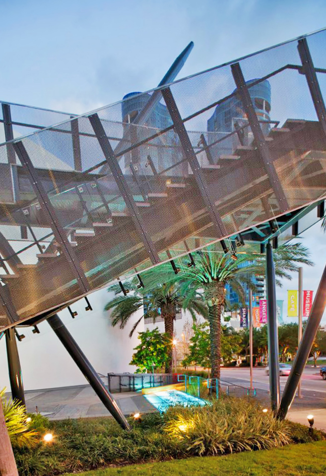 THE MUSEUM OF ART’S EXTERIOR STAIRS