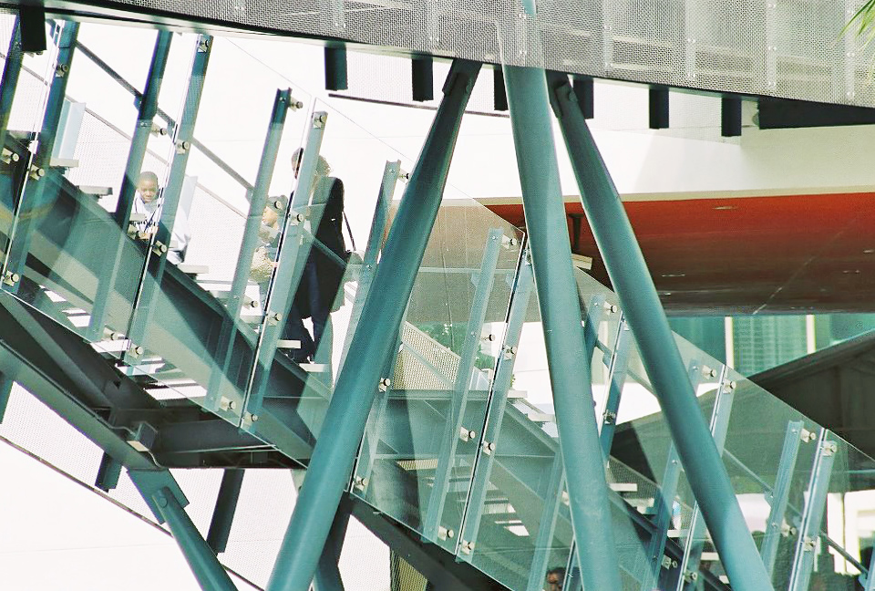 THE MUSEUM OF ART’S EXTERIOR STAIRS